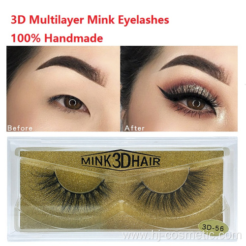 Black glossy eye lashes natural false eyelashes faux cils fake cilios posticos individual eyelash extension lashes mink set